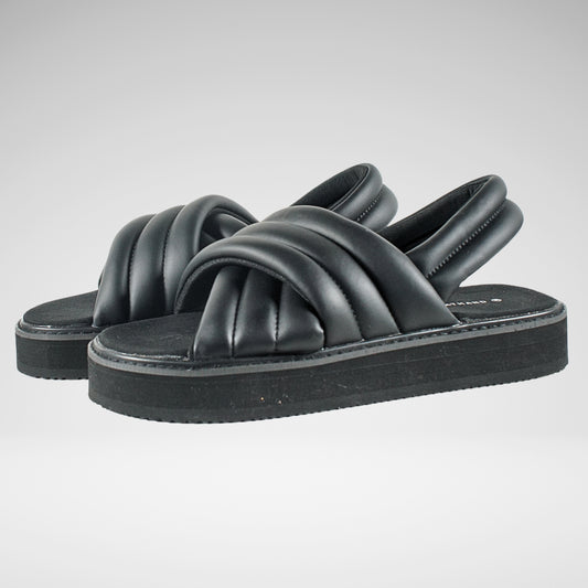 Jonathan D Jonah Puffed Slide | Black