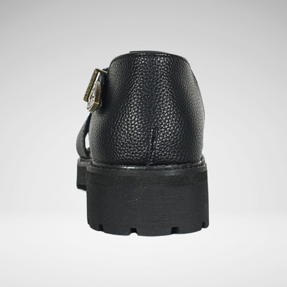 Jonathan D Sammy Fisherman Buckle Sandal | Black