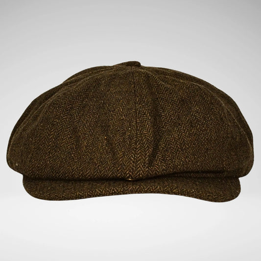 JONATHAN D FONTE NEWSBOY CAP BROWN