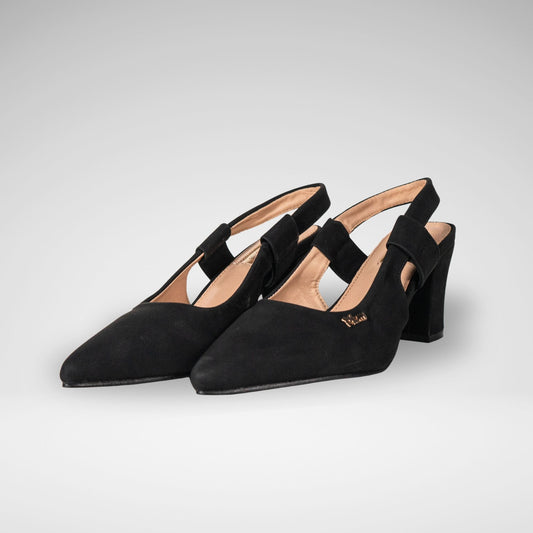 PLUM Amber Ladies Heel - Black