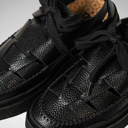 JONATHAN D - JTREVOR LEATHER SANDAL - MS6851 - BLACK