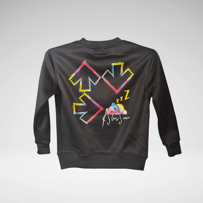 KSTAR7  - BTT3073 - STICH SWEATSHIRT - BLACK - R249.99