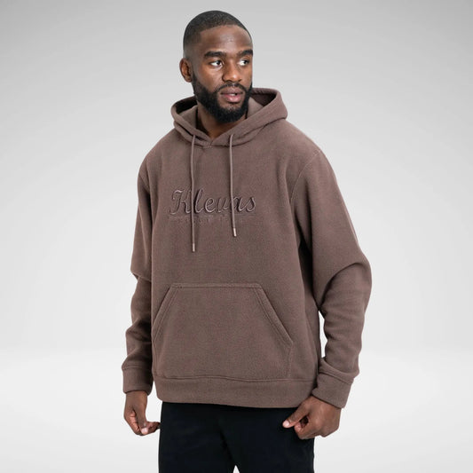 KSTAR7 COR-1245 ROONEY FLEECE HOODIE BROWN