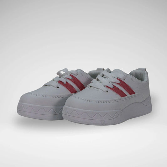 KSTAR7 BC2213 CRACKLE SNEAKER WHITE/PINK