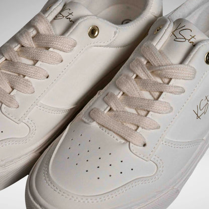 KSTAR7 LC6002 Destiny Beige Lds Sneaker White