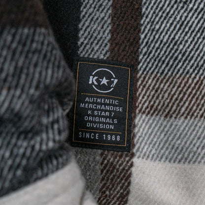 Kstar7 W25 - 1987 Check Fleece Jacket Off White