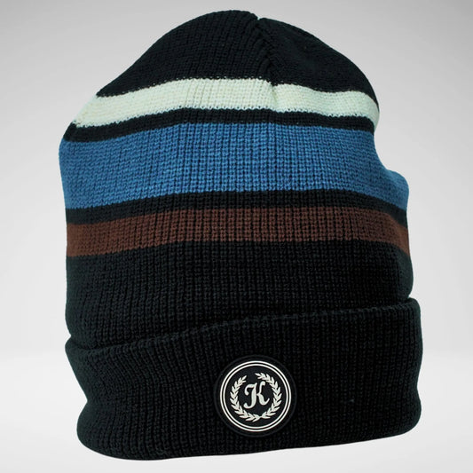 K*7 NATE BEANIE AW25-1581 BLACK BLUE