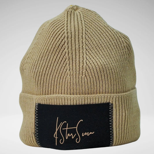 K*7 SEAN BEANIE AW25-1568 STONE