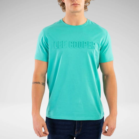 LEE COOPER - ARLO - MENS REGULA FIT T SHIRT - MTS2872 - AQUA- R247.99
