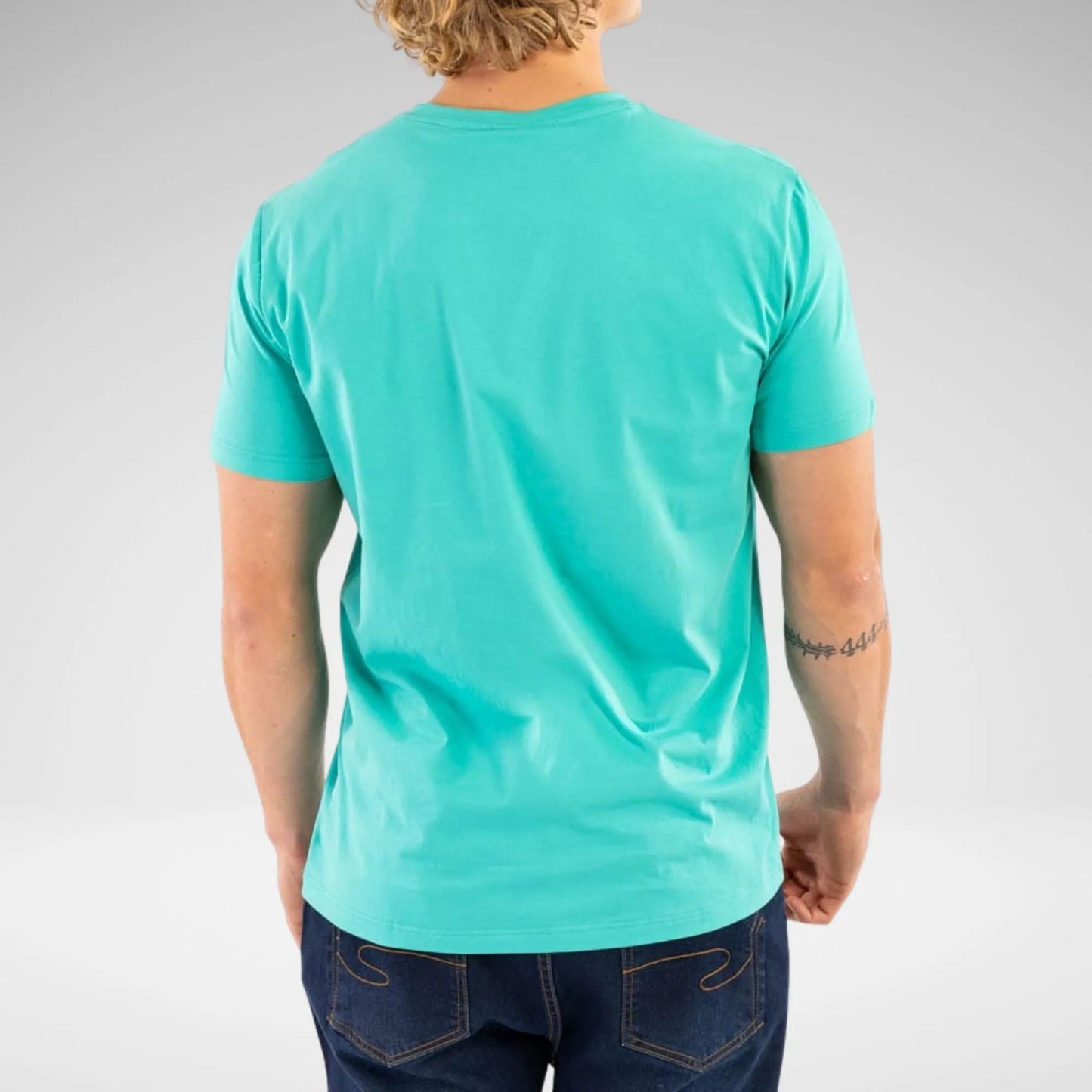 LEE COOPER - ARLO - MENS REGULA FIT T SHIRT - MTS2872 - AQUA- R247.99