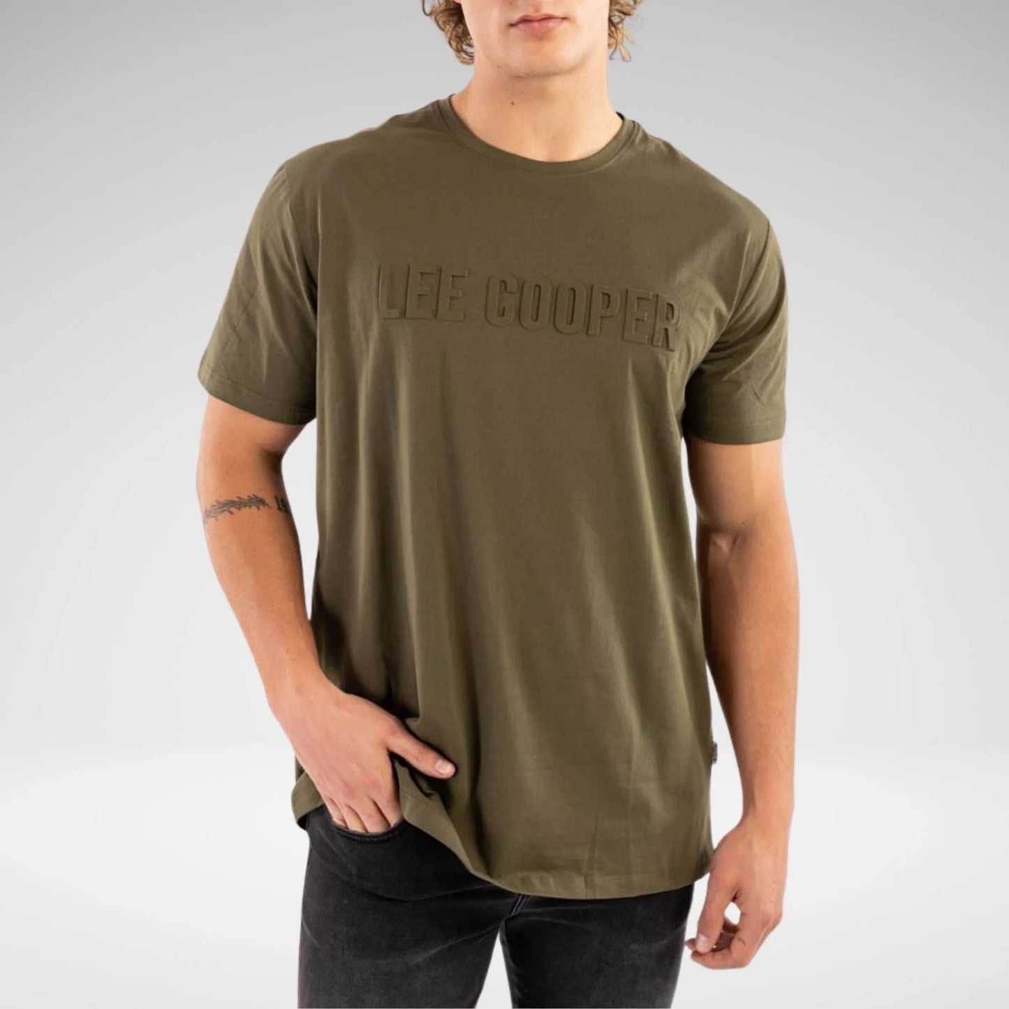 LEE COOPER - ARLO - MENS REGULA FIT T SHIRT - MTS2872 - OLIVE - R247.99