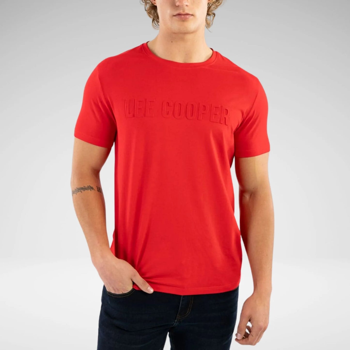 LEE COOPER - ARLO - MENS REGULA FIT T SHIRT - MTS2872 - RED- R247.99