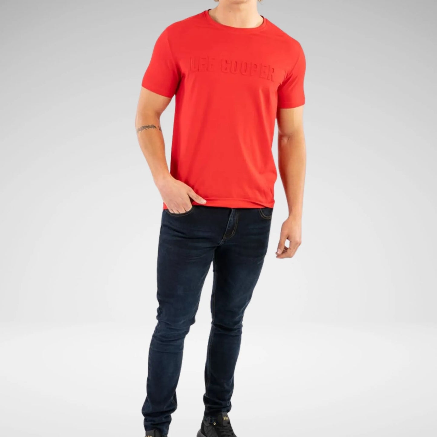 LEE COOPER - ARLO - MENS REGULA FIT T SHIRT - MTS2872 - RED- R247.99