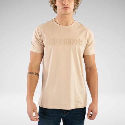 LEE COOPER - ARLO - MENS REGULA FIT T SHIRT - MTS2872 - STONE - R247.99