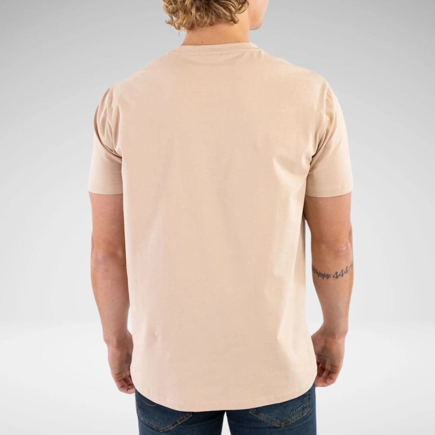LEE COOPER - ARLO - MENS REGULA FIT T SHIRT - MTS2872 - STONE - R247.99