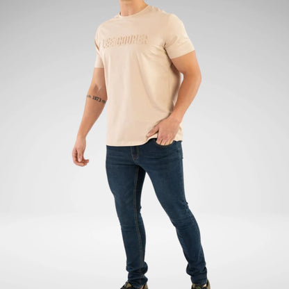 LEE COOPER - ARLO - MENS REGULA FIT T SHIRT - MTS2872 - STONE - R247.99