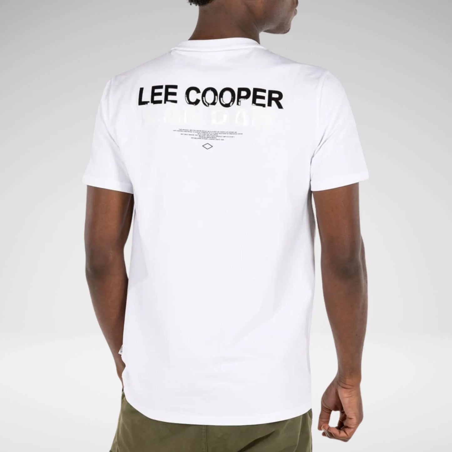 LEE COOPER - BARNEY - MENS REGULA FIT T SHIRT - MTS2871- WHITE- R319.99