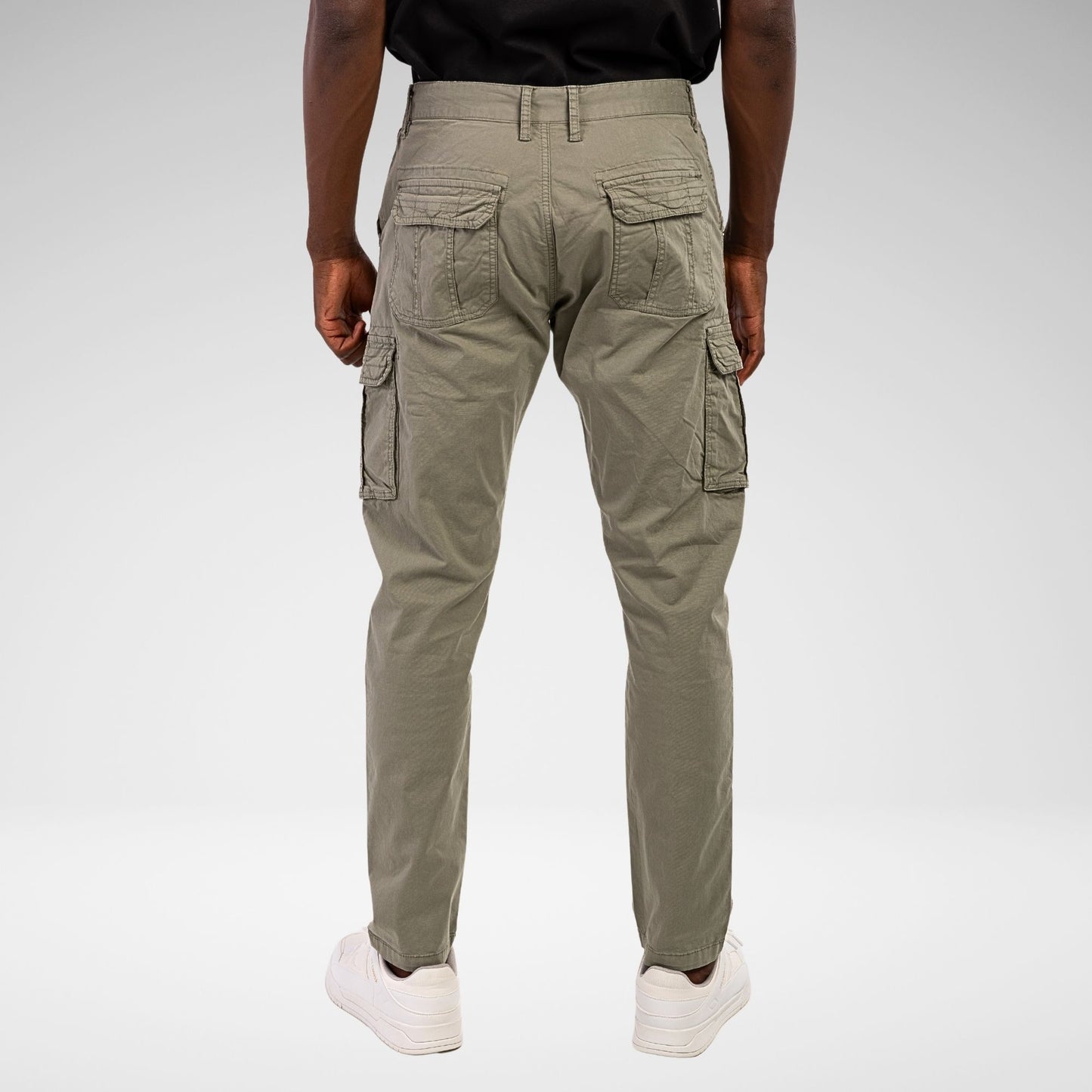 Lee Cooper Bruno Cargo Pants | Stone