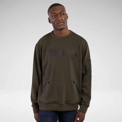 Lee Cooper Finnian Sweatshirt | DARK GREEN