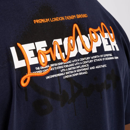 Lee Cooper Maxwell T-Shirt | Navy