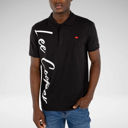 LEE COOPER - ODELL - MENS GOLFER T SHIRT - MTS2874 - BLACK - R289.99