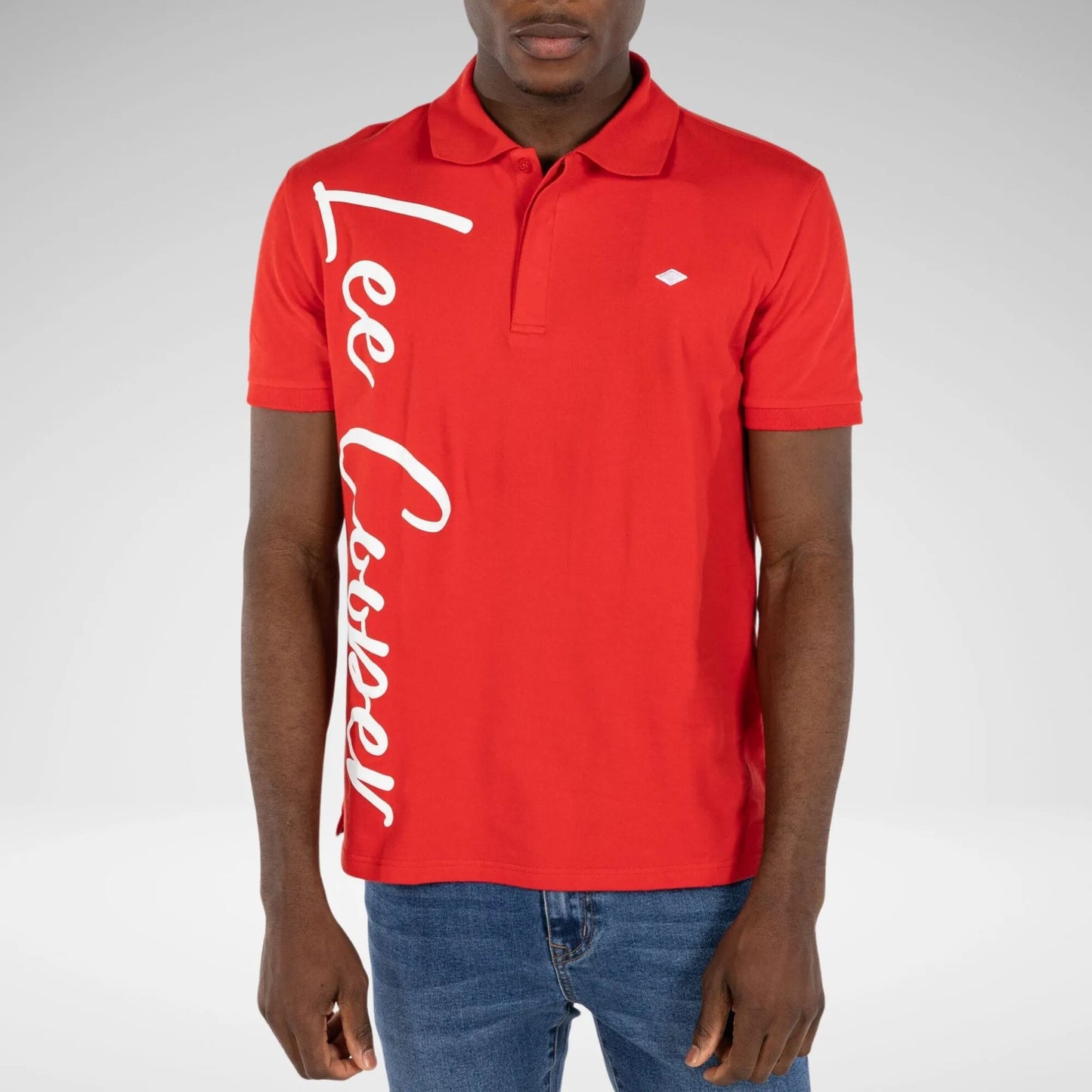 LEE COOPER - ODELL - MENS GOLFER T SHIRT - MTS2874 - RED - R289.99