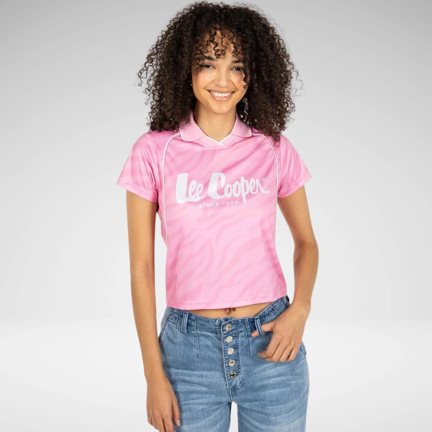 LEE COOPER - PERNILLE - WOMENS CROP TOP - LTS3430 - PINK - R259.99
