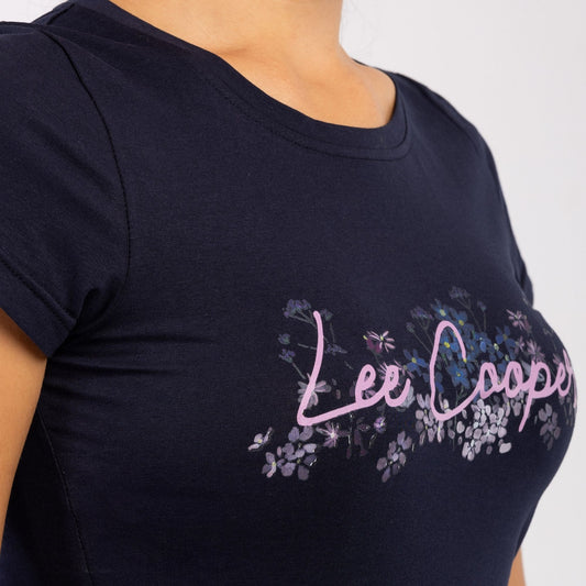 Lee Cooper Sabrina T-Shirt | Navy