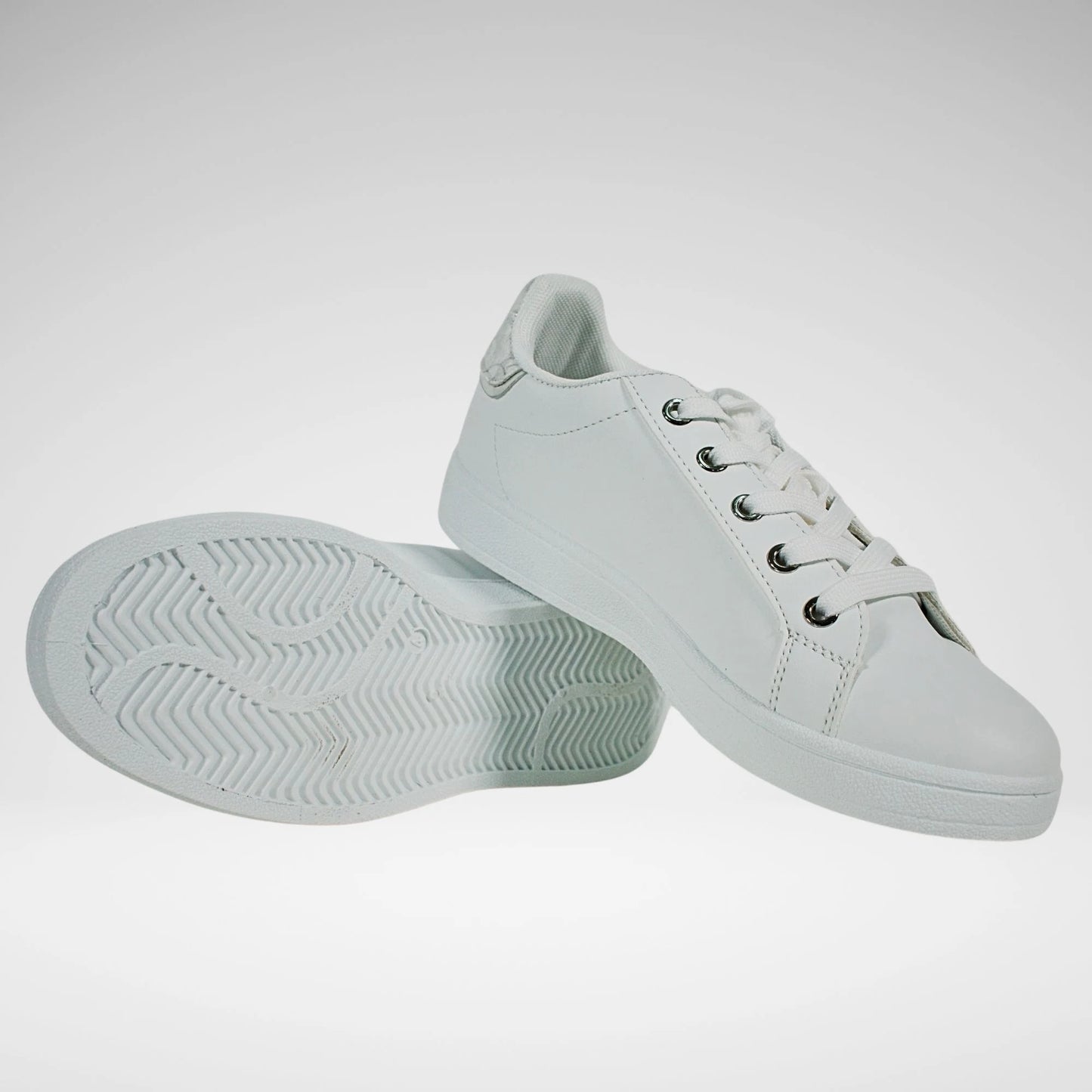 Pierre Cardin Retro Sneaker | White/Silver
