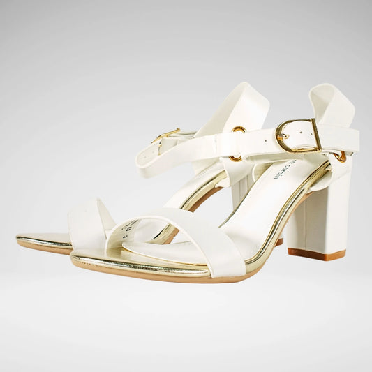 Pierre Cardin Lana Heel | White