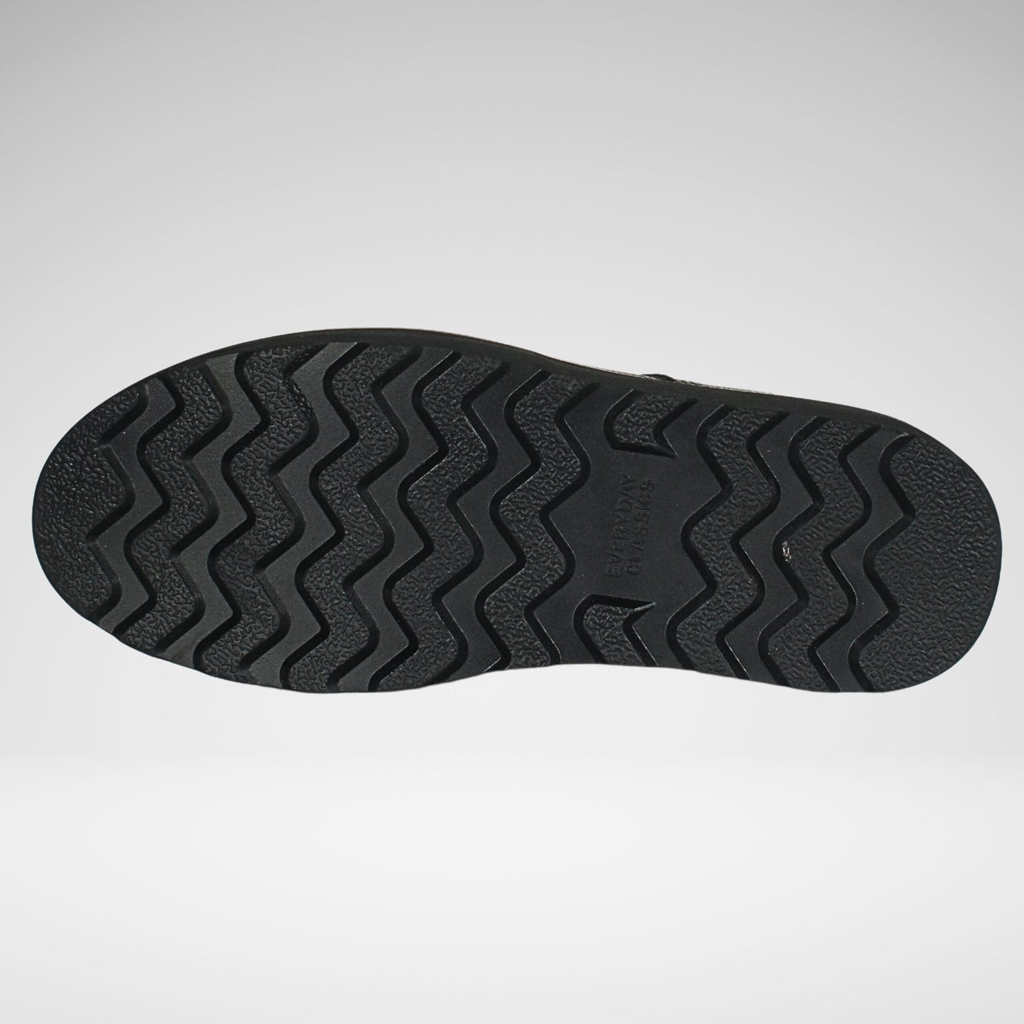 Jonathan D Landon Pebbled PU Moccasin | Black