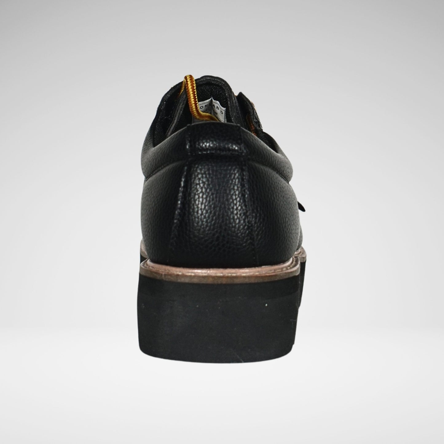 Jonathan D Landon Pebbled PU Moccasin | Black