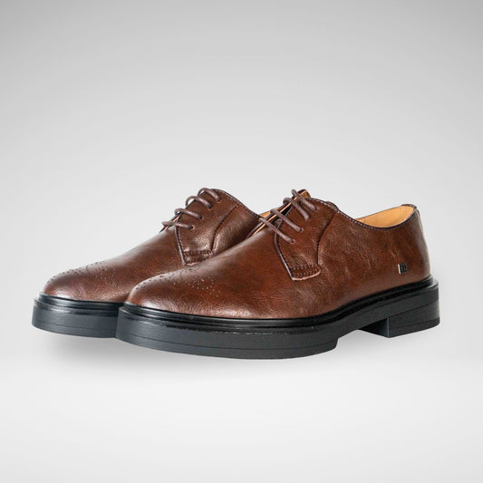 MAZERATA - ELIA4 FAUX GENUINE LTHR FORMAL - M6854 - CHOCOLATE