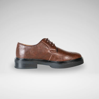 MAZERATA - ELIA4 FAUX GENUINE LTHR FORMAL - M6854 - CHOCOLATE