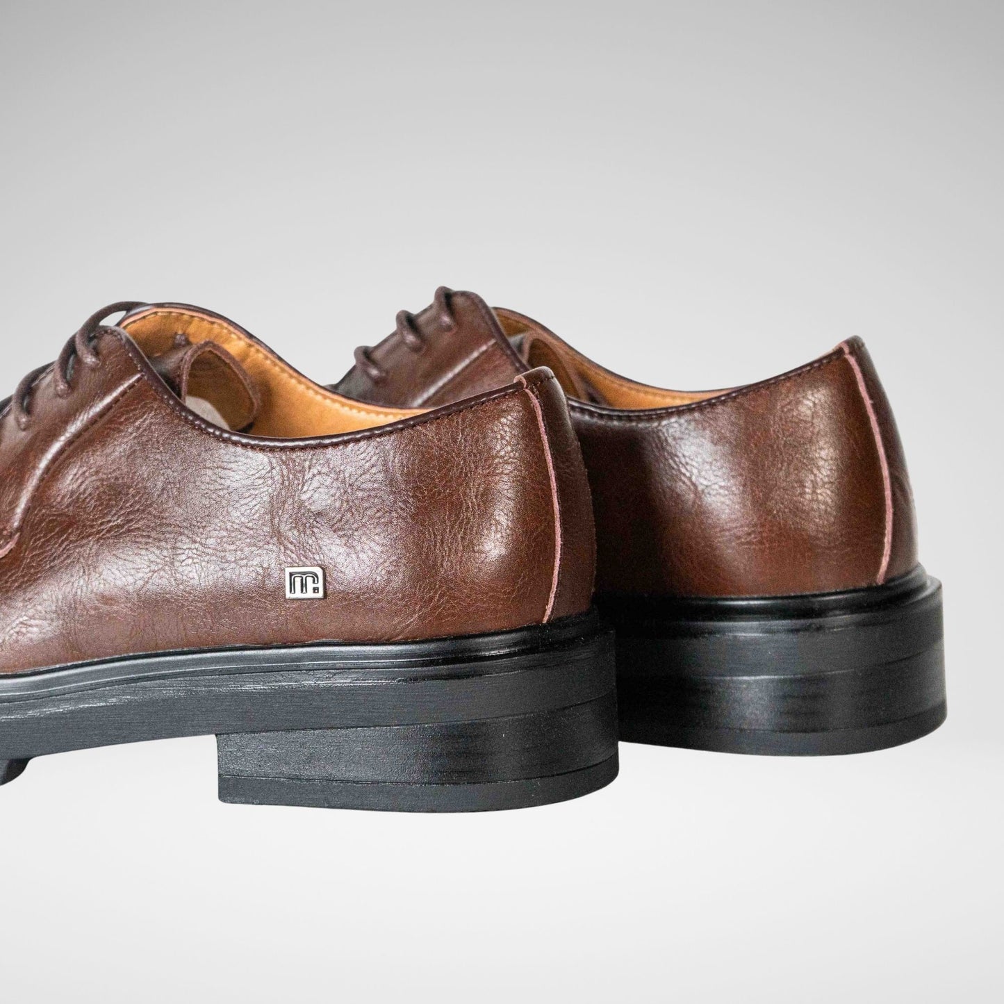 MAZERATA - ELIA4 FAUX GENUINE LTHR FORMAL - M6854 - CHOCOLATE