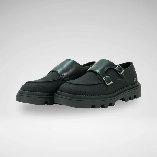 MAZERATA M6834 VINCHY 57 FAUX NUBUCK WAX SHOE BLACK
