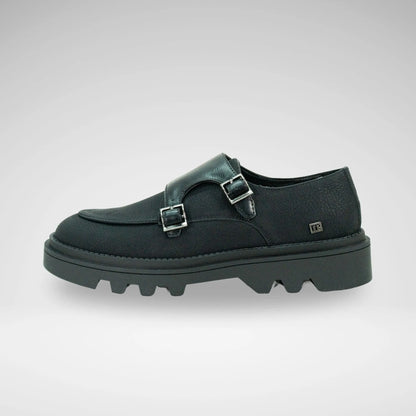 MAZERATA M6834 VINCHY 57 FAUX NUBUCK WAX SHOE BLACK