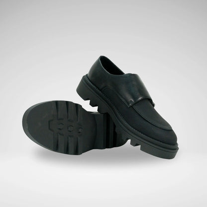 MAZERATA M6834 VINCHY 57 FAUX NUBUCK WAX SHOE BLACK