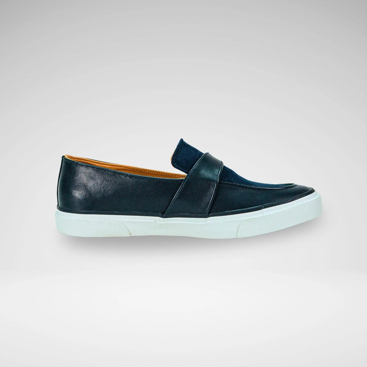 MAZERATA M6835 TINO2 FAUX NUBUCK SUDED LOAFER NAVY