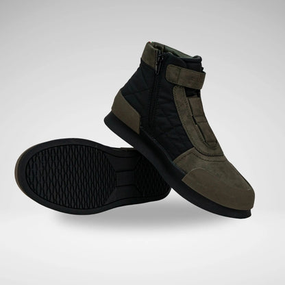 MAZERATA MCB7126 VALENTINO32 FAUX NUBUCK NYLON CANVAS OLIVE