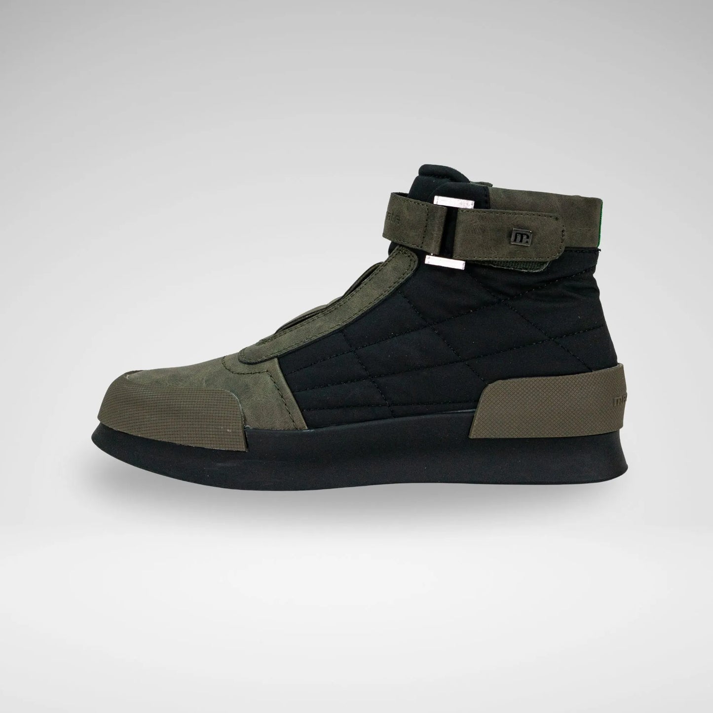 MAZERATA MCB7126 VALENTINO32 FAUX NUBUCK NYLON CANVAS OLIVE