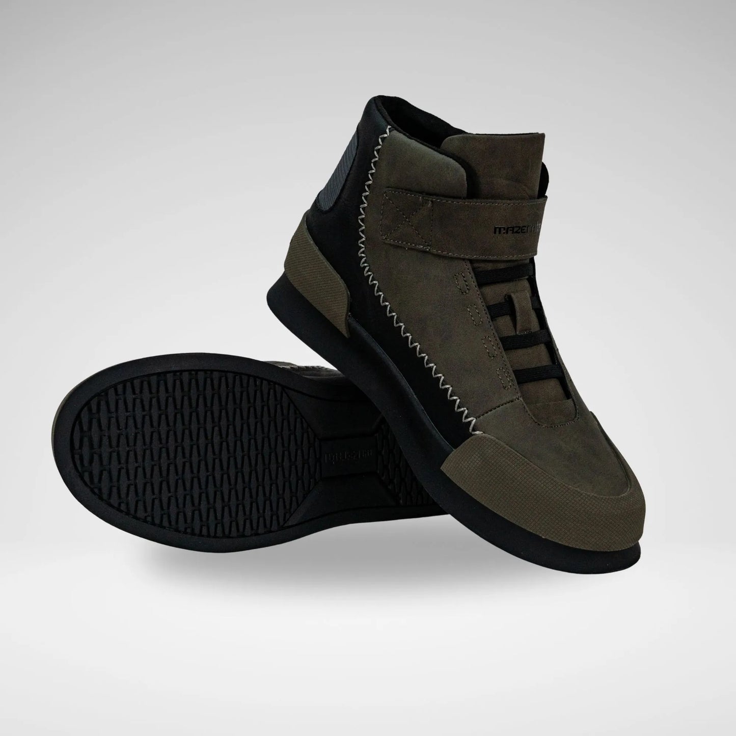 MAZERATA MCB7108 VAELNTINO1 FAUX NUBUCK CANVAS B OLIVE