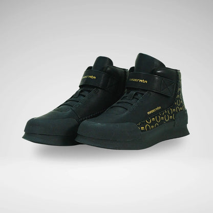 MAZERATA MCB7108 VALINTINO FAUX1 NUBUCK CANVASB BLACK