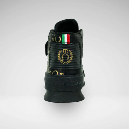 MAZERATA MCB7108 VALINTINO FAUX1 NUBUCK CANVASB BLACK