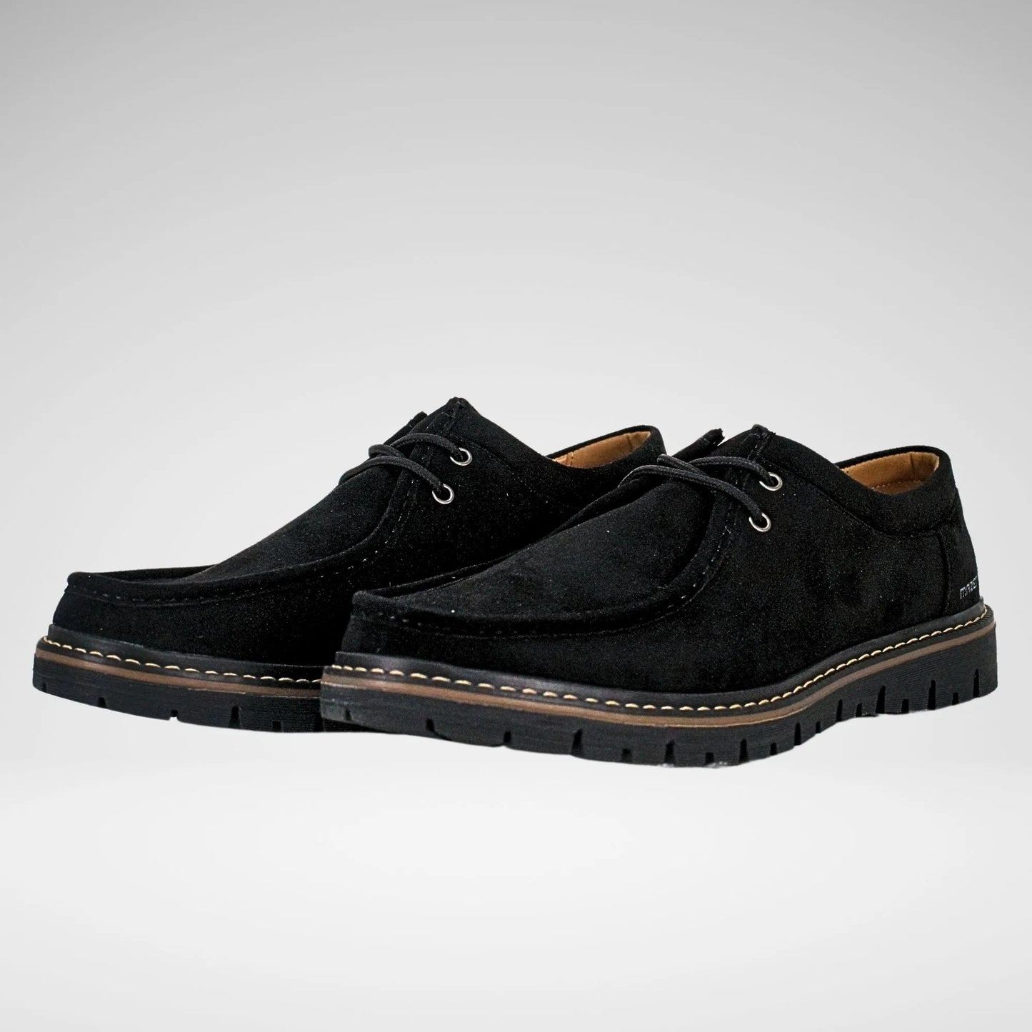 Mazerata Raymon Faux Suede Shoe | Black