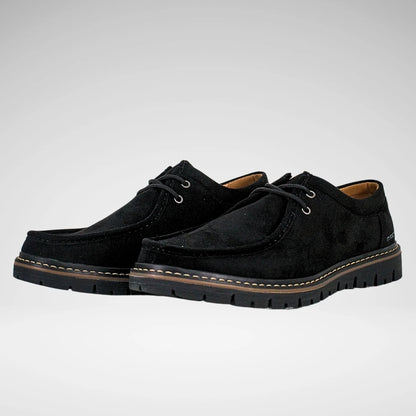 Mazerata Raymon Faux Suede Shoe | Black