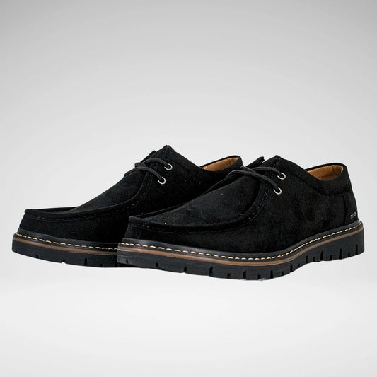 Mazerata Raymon Faux Suede Shoe | Black
