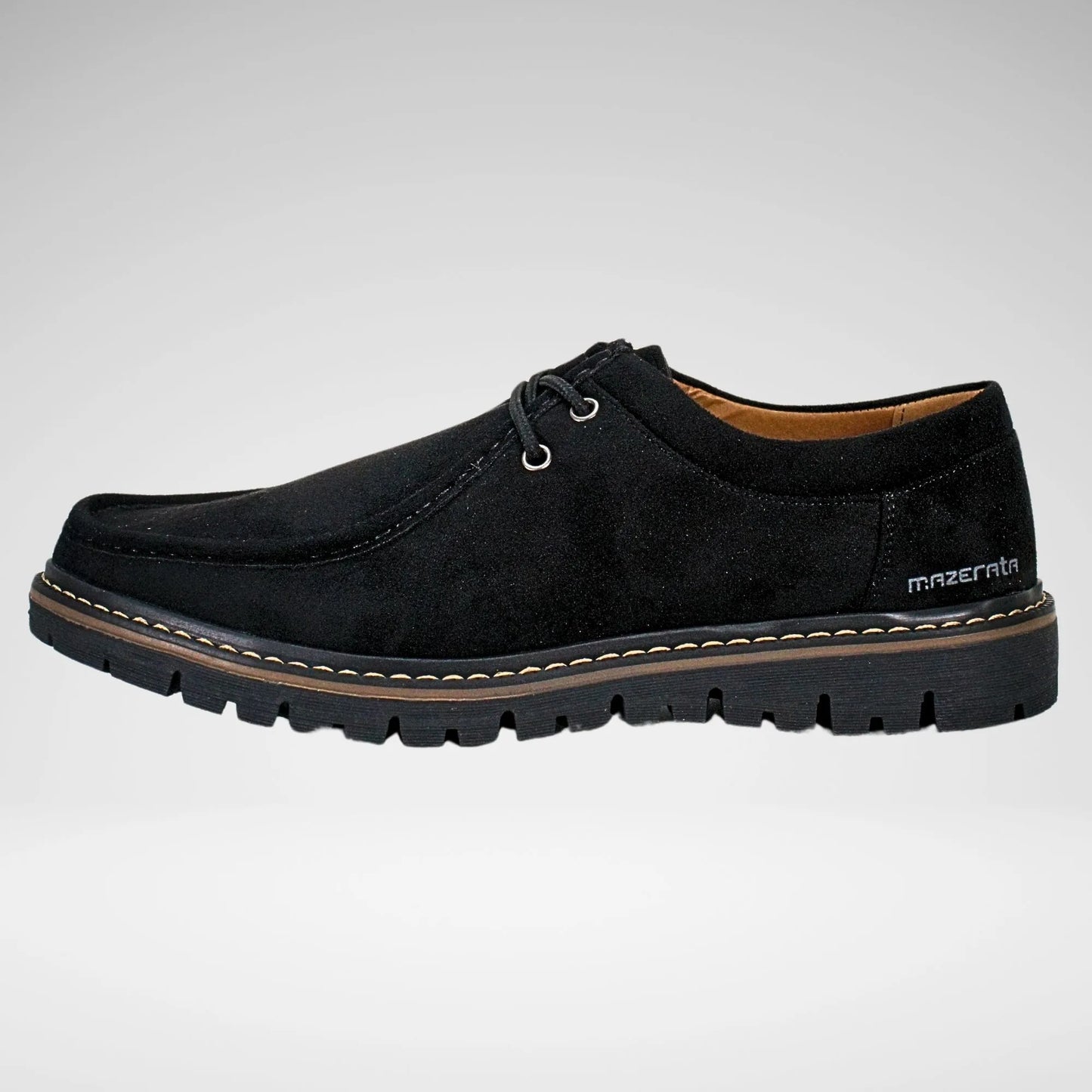 Mazerata Raymon Faux Suede Shoe | Black
