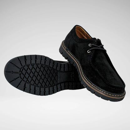 Mazerata Raymon Faux Suede Shoe | Black