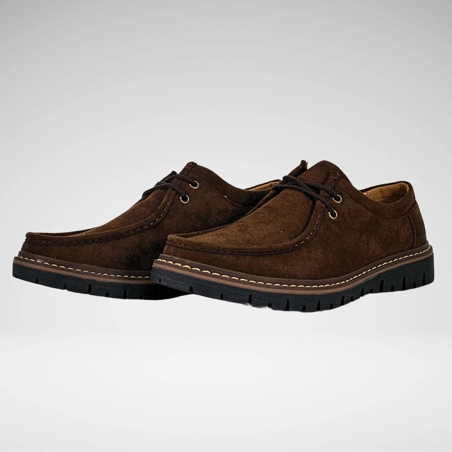 Mazerata Raymon Faux Suede Shoe | Chocolate